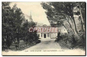 Old Postcard San Salvadour Park