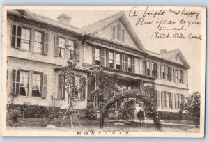 Kansai Region Japan Postcard Osaka Jogakuin University 1907 Posted Antique