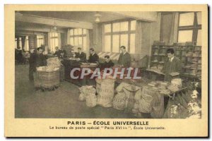 Old Postcard Paris World School The special post office