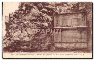 Old Postcard The Ladders Caves Entree Charles Emmanuel II Monument