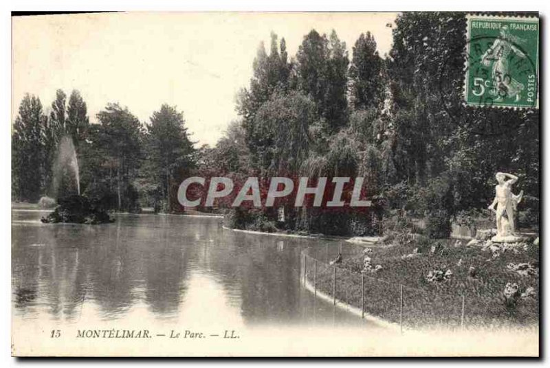 Old Postcard Montelimar Park