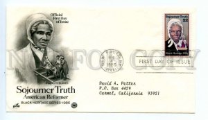 486477 1986 year FDC first day cover USA Reformer Sojourner Truth