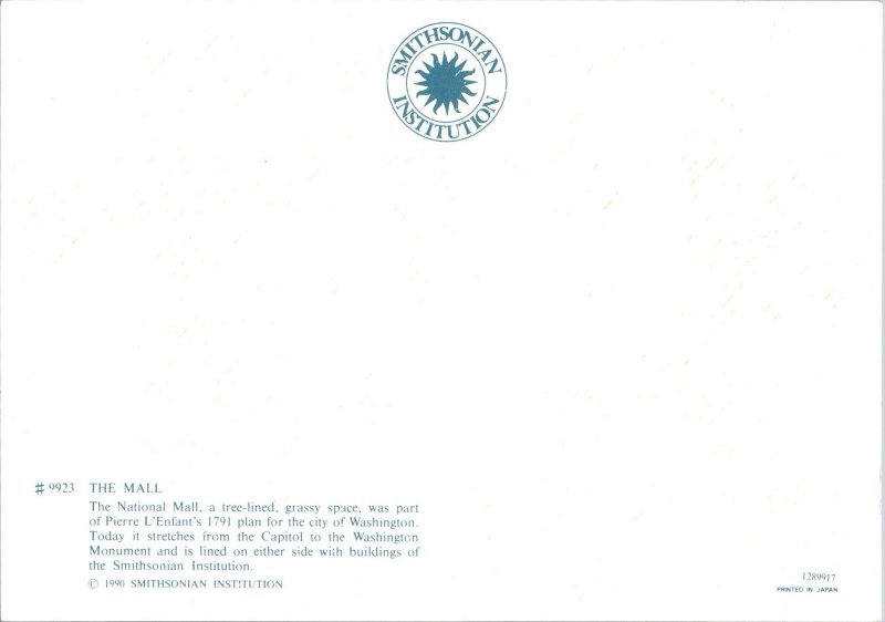 Continental Postcard SMITHSONIAN MUSEUMS Washington DC CON16