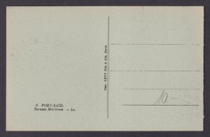 Vintage postcard EGYPT Port Said Navy House