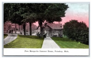 Pere Marquette Summer House Petoskey Michigan MI 1909 DB Postcard Q22