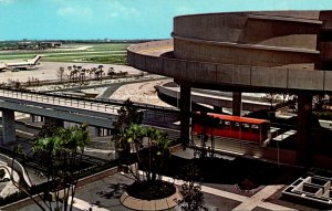 Florida Tampa International Airport Showing Shuttle Car To Air-Side Loading Area