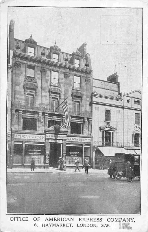 American Express Co Office Haymarket London England UK postcard