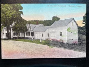 Vintage Postcard 1907-1915 Coolidge Homestead, Plymouth, Vermont