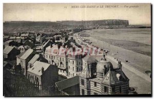 Old Postcard Mers les Bains Treport Vue Generale