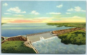 M-39601 John Martin Caddoa Dam Across the Arkansas River Colorado