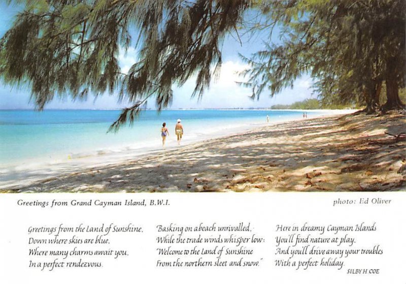 Greetings From Grand Cayman Island Grand Cayman Islands Unused 