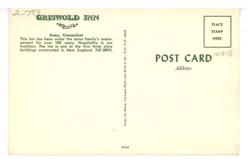 CT - Essex. Griswold Inn, Interior