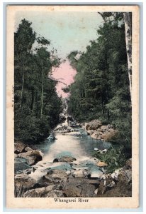 c1910's Scenic View Of Whangarei River New Zealand, Water Stream Postcard