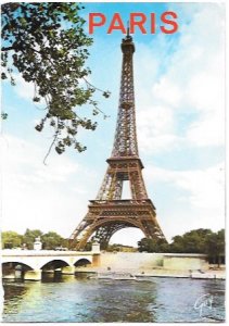 Paris. Eiffel Tower.  Wow.    Unused.