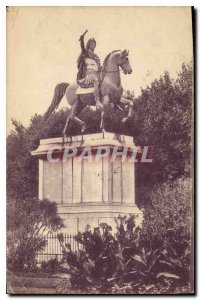 Old Postcard Montpellier Louis XIV Statue
