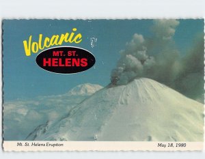 Postcard Mt. St. Helens Eruption, Washington