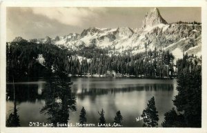 Mammoth Lakes California Lake George Willard #543 Postcard RPPC 24-9160