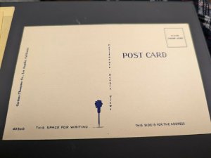 Greetings from California Devil's Garden Linen Postcard  40's never sent