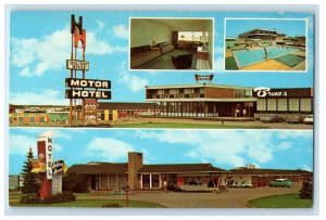 1969 Holiday House, Motor Hotel and Motel Saskatoon Sask Canada Postcard