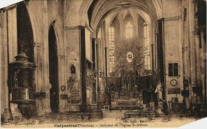 CPA CARPENTRAS Interieur de l'Eglise Saint-Siffrein (1086540)