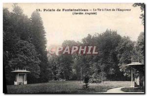 Old Postcard Shooting has the & # & # 39arc of 39Empereur Palace of Fontaineb...