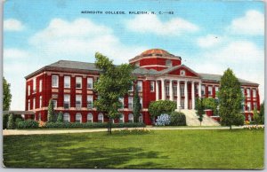 1947 Meredeth College Raleigh North Carolina NC Grounds View Posted Postcard