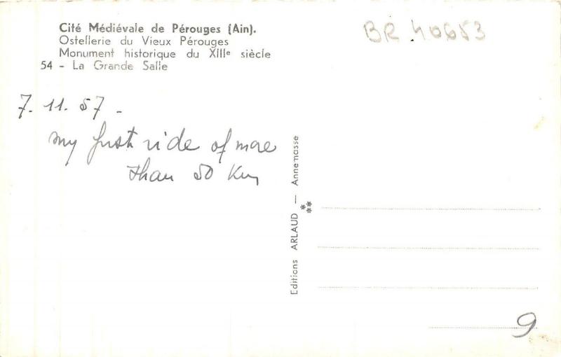 BR40653 Cite medievale de Perouges ostllerie du vieux     France