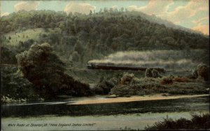 Sharon Vermont VT New England States Limited Train White River c1900s-20s PC