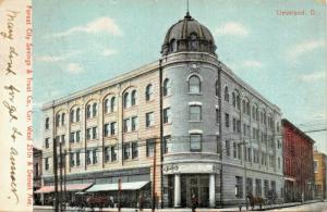 CLEVELAND OHIO-FOREST CITY SAVINGS & TRUST-W 25th & DETROIT AVE1910s POSTCARD