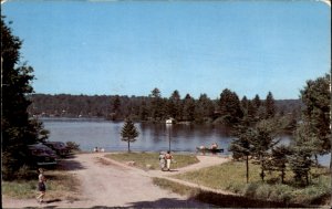 Forestport New York Otter Lake Adirondacks c1950-60s Vintage Postcard