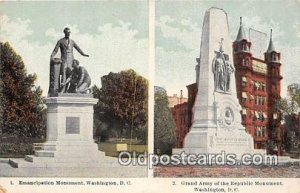 Emancipation Monument Washington, DC, USA Unused 