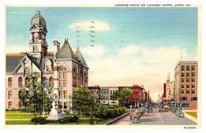 Postcard BUILDING SCENE Joliet Illinois IL AU8914