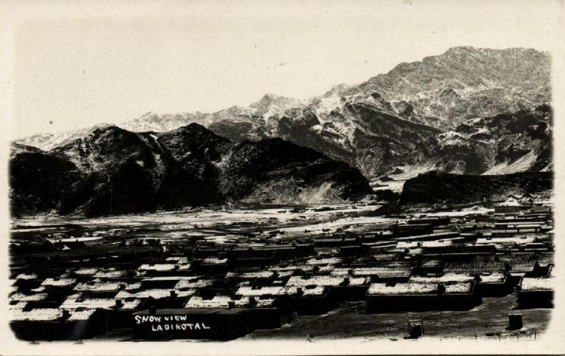 pakistan, LANDI KOTAL, LANDIKOTAL, Snow View (1920s) RPPC