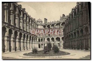 Postcard Old Saint Germain En Laye The Court Museum