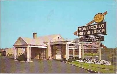 NJ Bellmawr Monticello Motor Lodge 1967