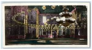 c1950s The Interior of the Mosque Mohamed Ali Cairo Egypt Antique Postcard