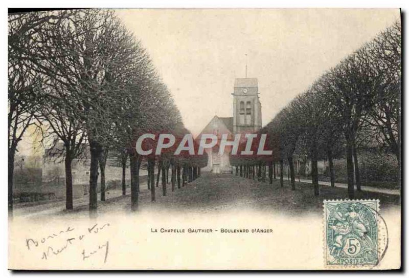 Old Postcard La Chapelle Boulevard D & # 39Anger