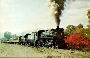 Trains Steamtown Locomotive #127 Bellows Falls Vermont