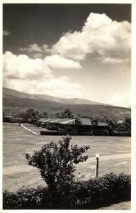 dominican republic, BARAHONA, Sugar Batey Brick Row (1940s) RPPC Postcard