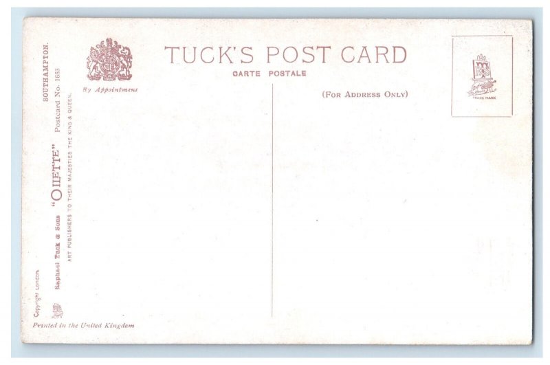 c1910 Scene of The Avenue Southampton England Oilette Tuck Art Postcard