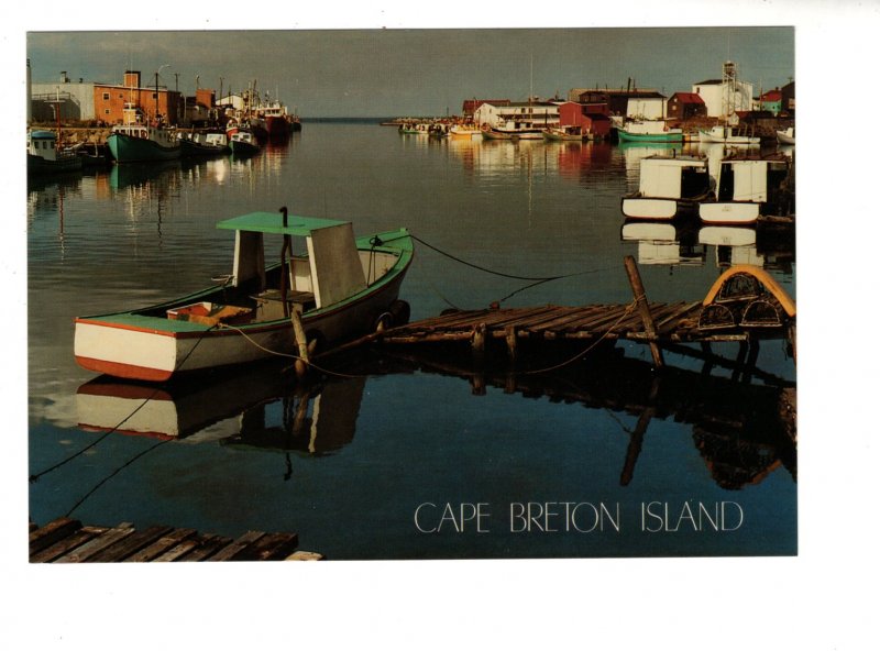 Large 5 X 7 inch, Glace Bay Harbour, Cape Breton, Nova Scotia