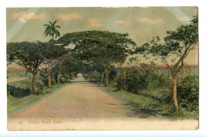 1908 CUBA*GUINES ROAD*PUBLISHED BY HARRIS BROS*HABANA*TO ATHENS WEST VIRGINIA