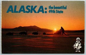 ALASKA: The Beautiful 49th State - Postcard 