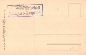 A216 Germany Stuttgart Old City Tower vintage postcard