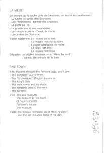 B31376 Le Mont Saint Michel La Ville   france