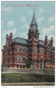 OTTUMWA, Iowa, PU-1914; Adams School