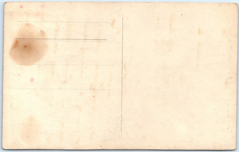 c1910s Cologne Germany RPPC Flooded Rhine River German Ring Aerial Downtown A348