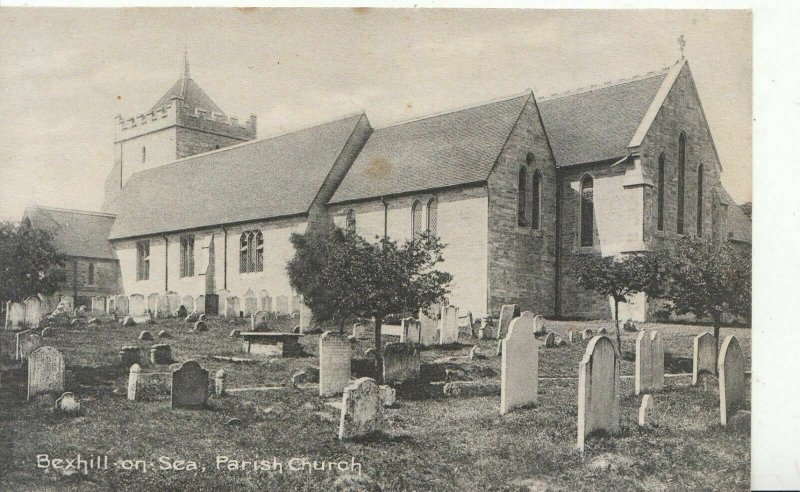 Sussex Postcard - Bexhill on Sea - Parish Church - Ref ZZ4067