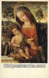 Madonna and child by Pinturicchio Religious Angles writing on back writing on...