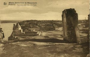 iraq, MOSUL MOSSOUL, Panorama of the City and River (1920s) Mission Postcard (1)